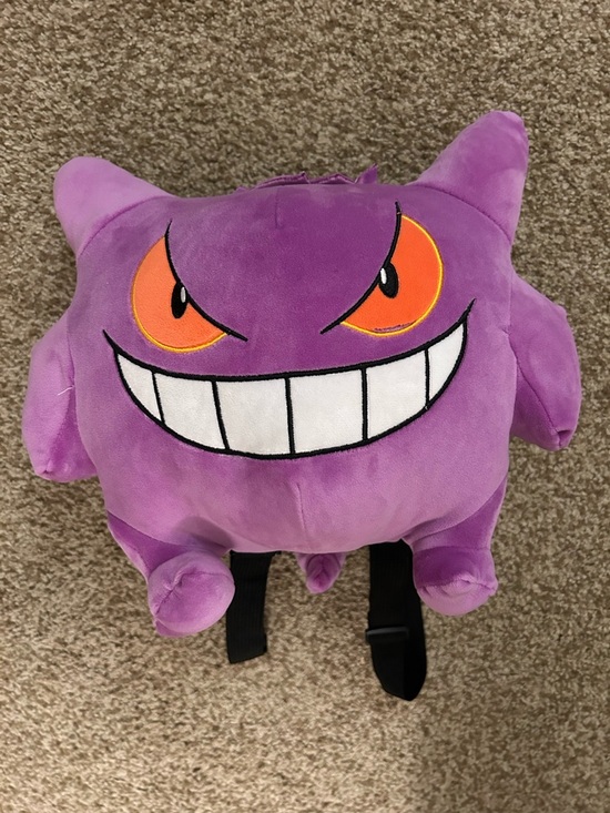 Pokemon Handbags - Gengar Plush Backpack
